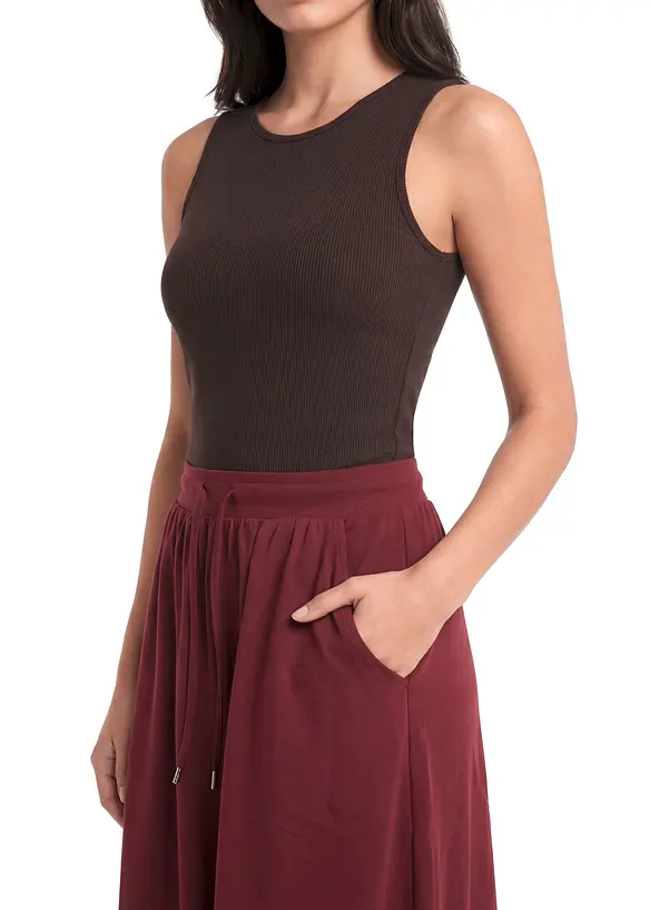 Jerseykjol av bomullsmix, bonprix