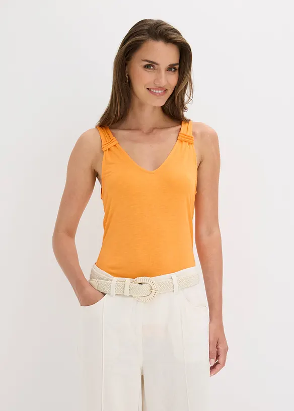 Jerseylinne i viskos, bonprix