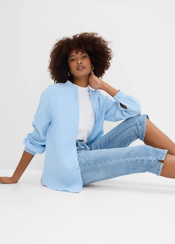 Stretch Straight Jeans Mid Waist, bonprix