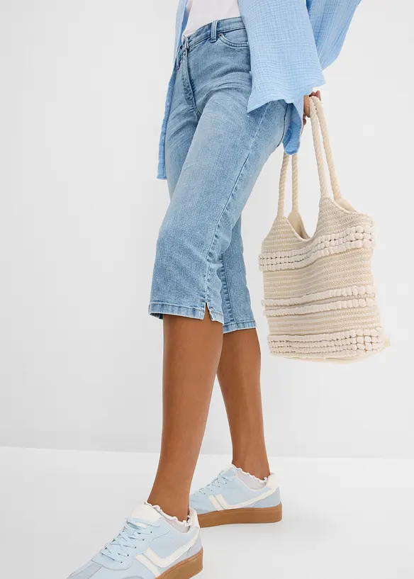 Stretch Straight Jeans Mid Waist, bonprix