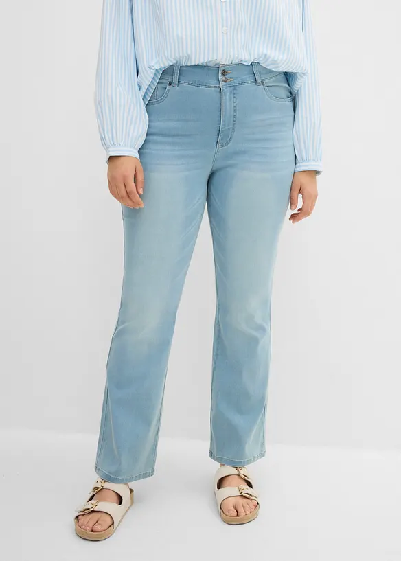 Shaping Bootcut Jeans Mid Waist, bonprix