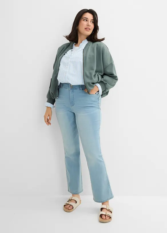 Shaping Bootcut Jeans Mid Waist, bonprix