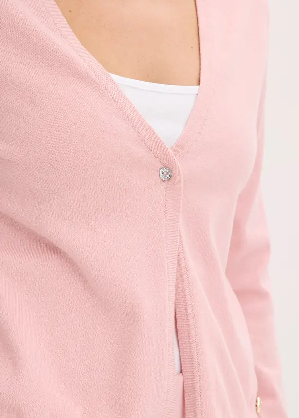 Finstickad cardigan, bonprix