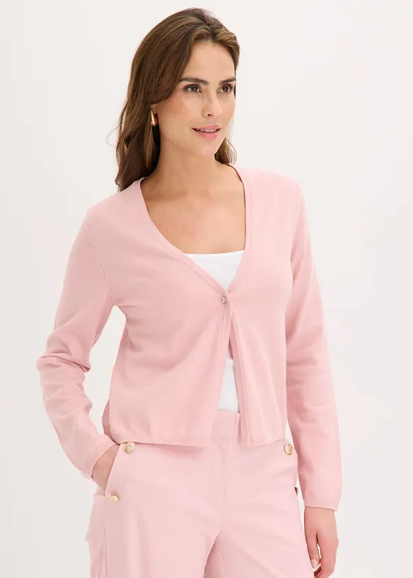Finstickad cardigan, bonprix