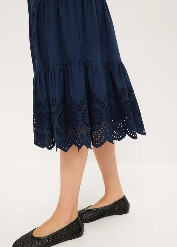 V&aring;dkjol med h&aring;lbroderi, bonprix