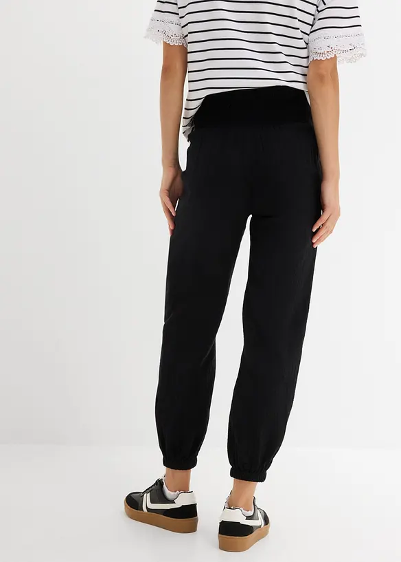Mammabyxa i bomullsmuslin, bonprix