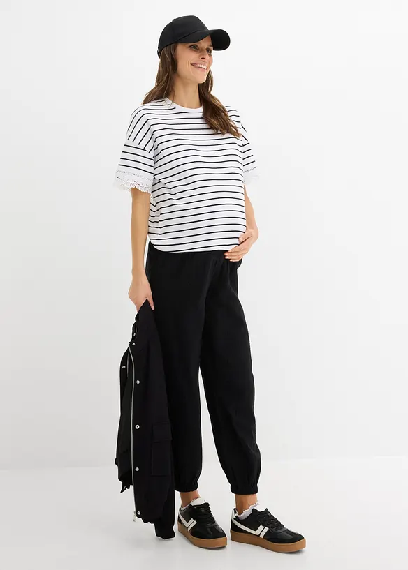 Mammabyxa i bomullsmuslin, bonprix