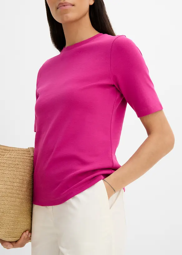 T-shirt av ren ekologisk bomull, bonprix