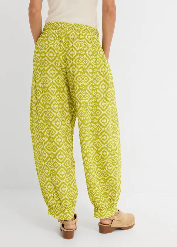 Haremsbyxa i ren bomull, bonprix