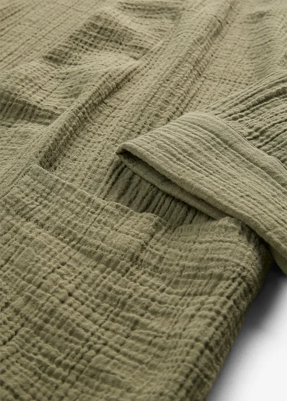 Kimono i luftig bomullsmuslin, bonprix