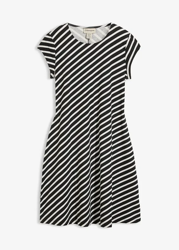 Jerseykl&auml;nning i kroppsn&auml;ra modell, bonprix