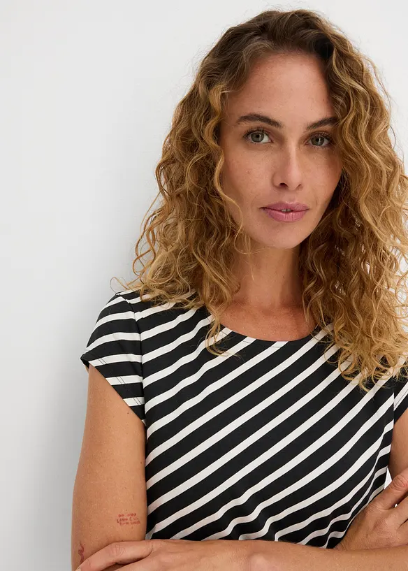 Jerseykl&auml;nning i kroppsn&auml;ra modell, bonprix