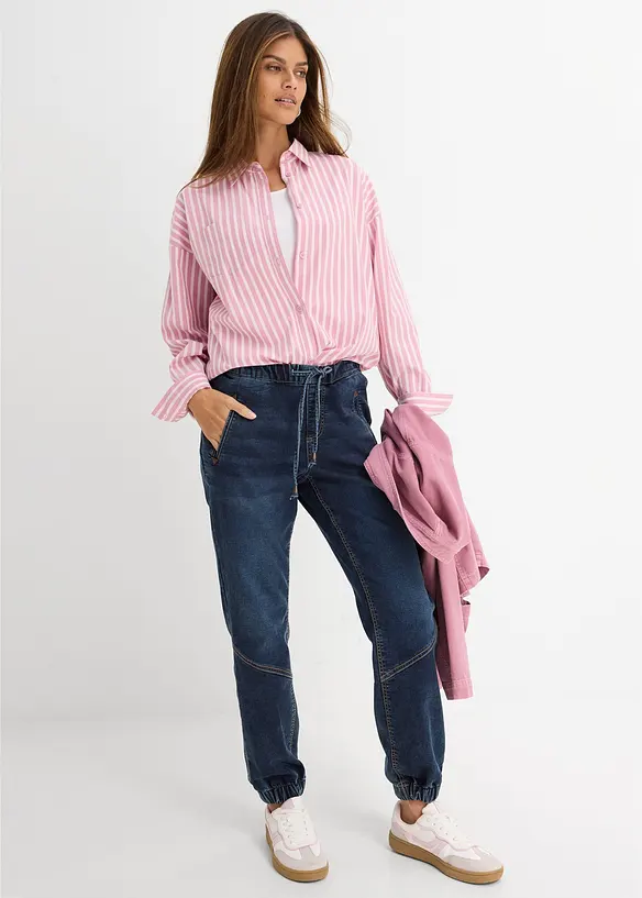 Jeggings med stretch, Mid Waist, bonprix