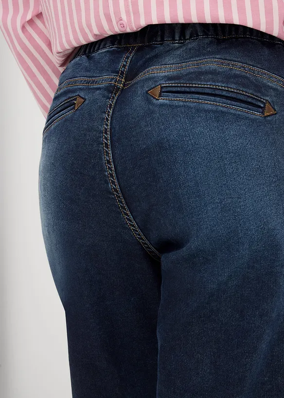 Jeggings med stretch, Mid Waist, bonprix