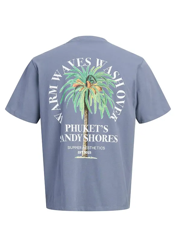 T-shirt i bomull fr&aring;n JJ REBEL, JJ REBEL