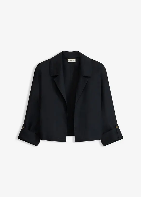 Blusjacka i linnemix, bonprix