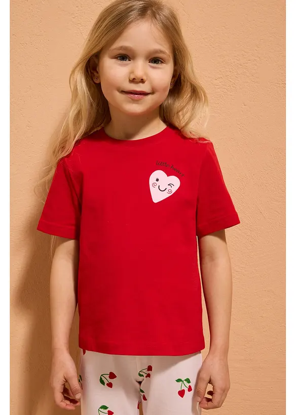 T-shirt i ekologisk bomull (3-pack), bonprix