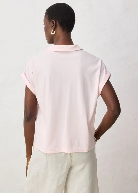 Pik&eacute;tr&ouml;ja med silke, vid modell, bonprix