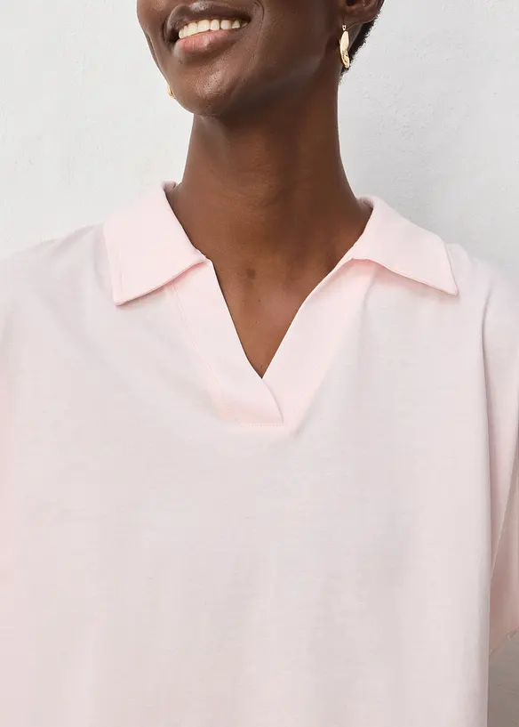 Pik&eacute;tr&ouml;ja med silke, vid modell, bonprix