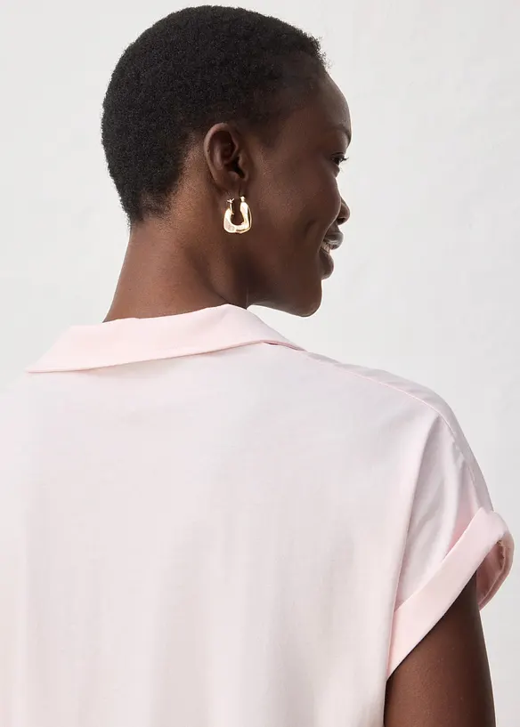 Pik&eacute;tr&ouml;ja med silke, vid modell, bonprix