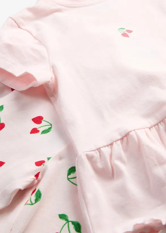 Topp och utst&auml;llda leggings (2 delar), bonprix