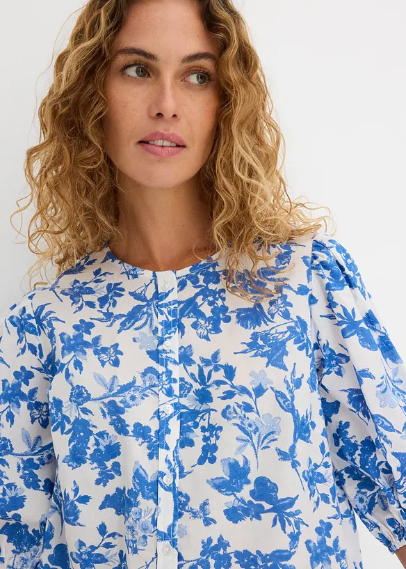 Blus i bomull, bonprix