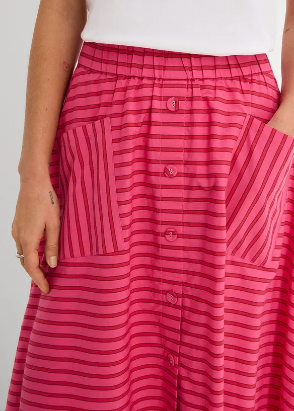 Kjol av bomull, bonprix