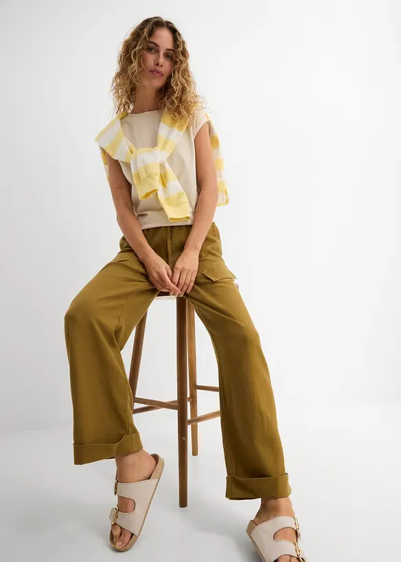 Byxa i utility-stil, bonprix