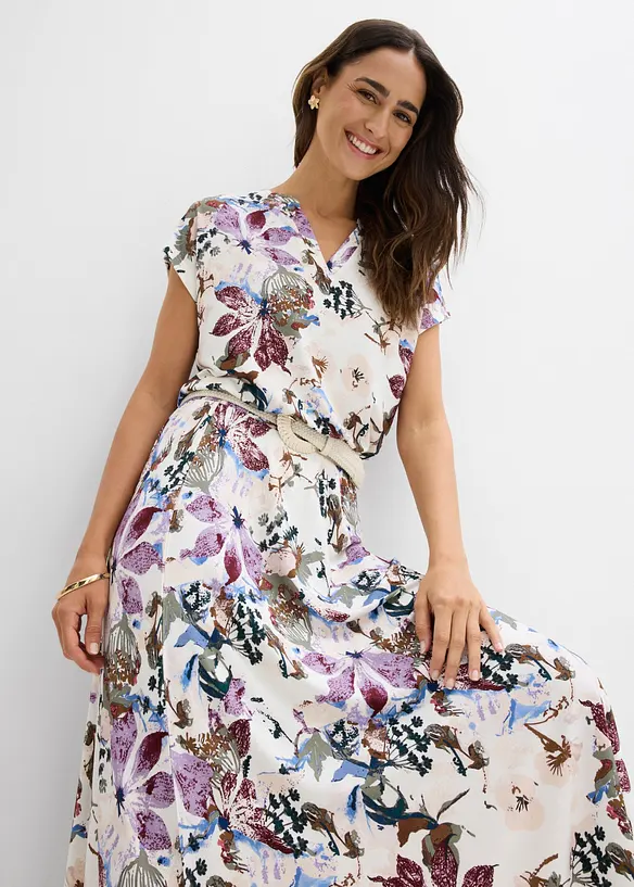 Kjol med mjuk viskos, bonprix