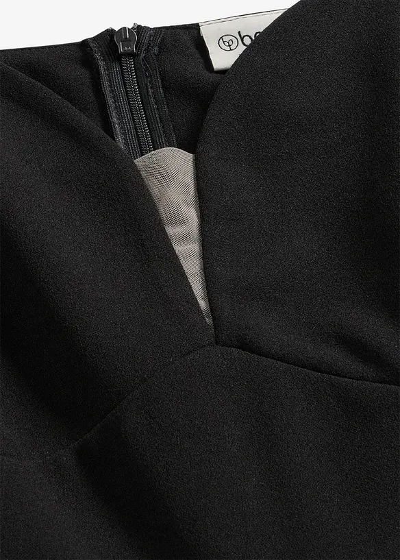 Jumpsuit av kr&auml;pp med struktur, bonprix