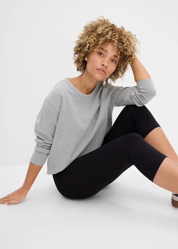 Sweatshirt med ekologisk bomull, bonprix