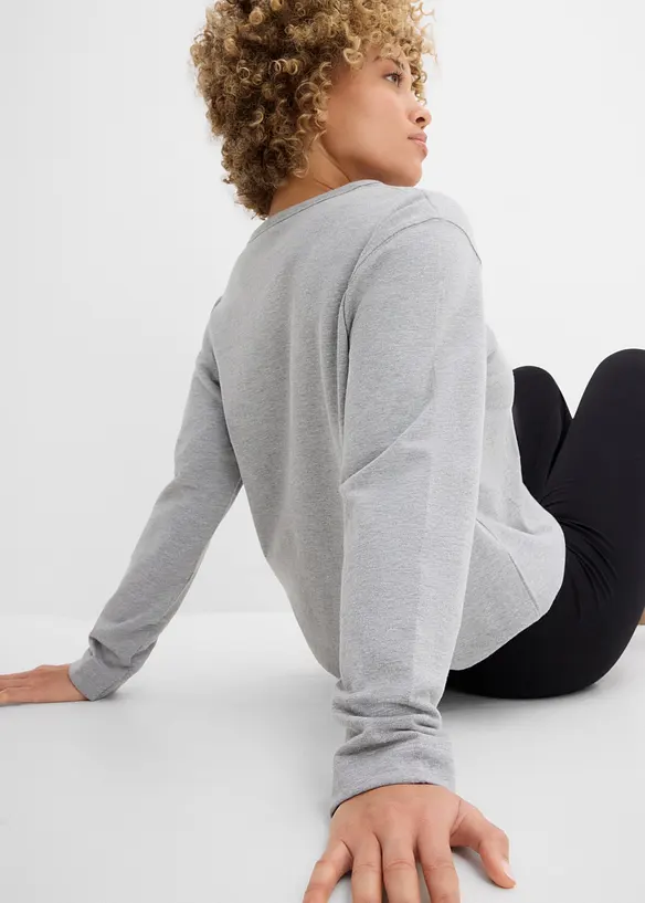 Sweatshirt med ekologisk bomull, bonprix