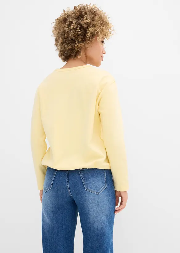 Sweatshirt med ekologisk bomull, bonprix