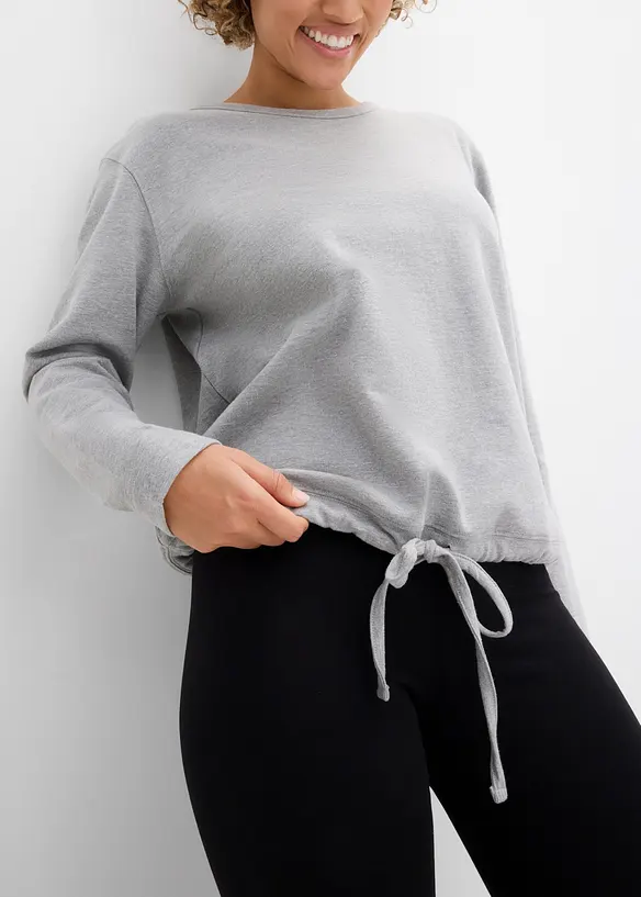 Sweatshirt med ekologisk bomull, bonprix