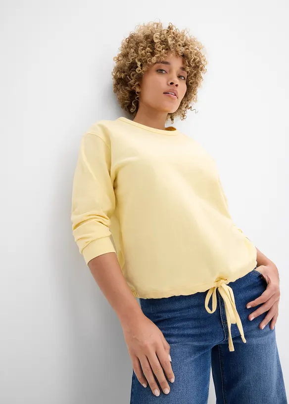 Sweatshirt med ekologisk bomull, bonprix