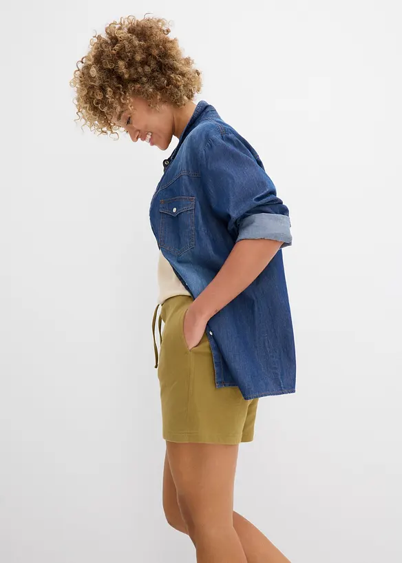 Trik&aring;shorts med ekologisk bomull, bonprix