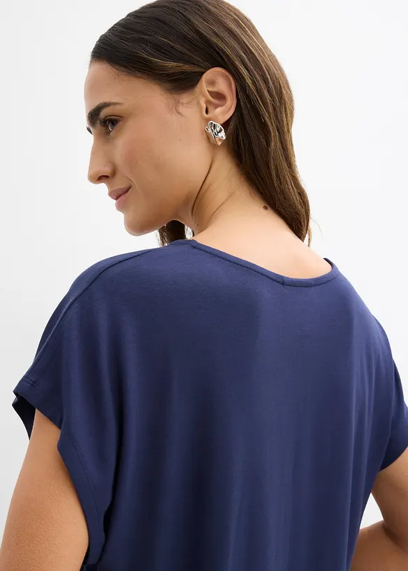 Topp och shorts i mjuk viskosmix (2 delar), bonprix