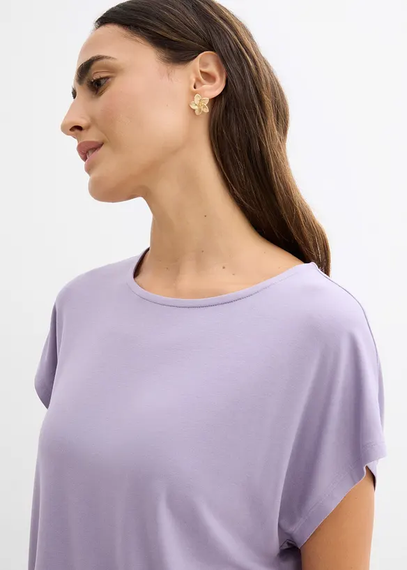 Topp och shorts i mjuk viskosmix (2 delar), bonprix