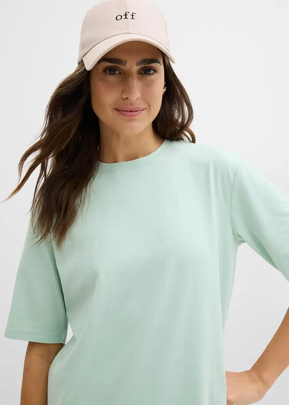 Topp och cykelbyxa med bomull och stretch (2 delar), bonprix