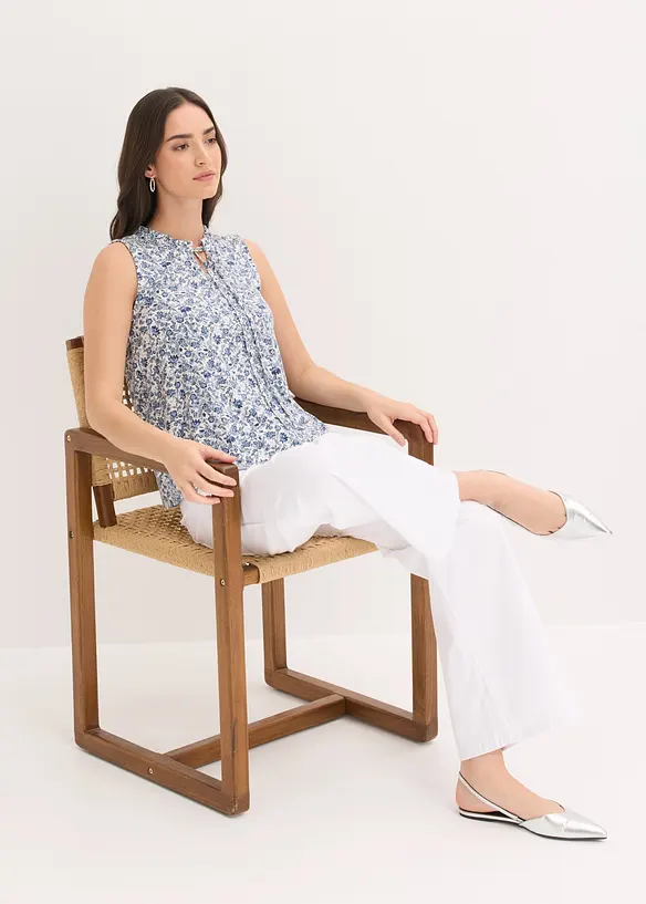 Jerseylinne av viskosmix, bonprix