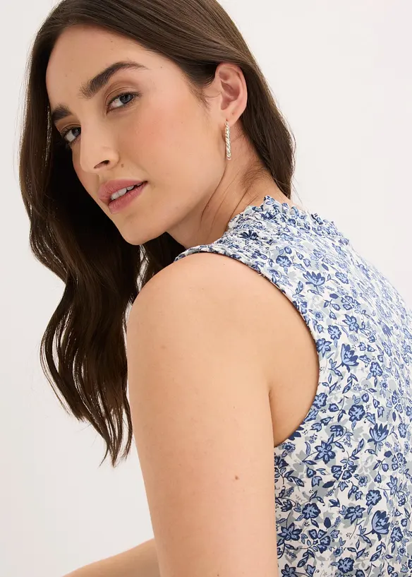 Jerseylinne av viskosmix, bonprix