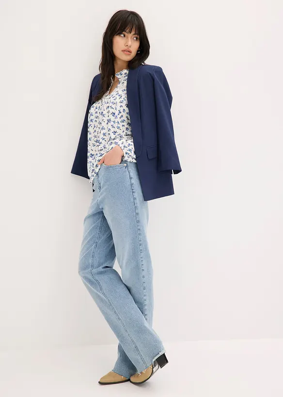 L&aring;ng&auml;rmad topp av viskosmix, bonprix