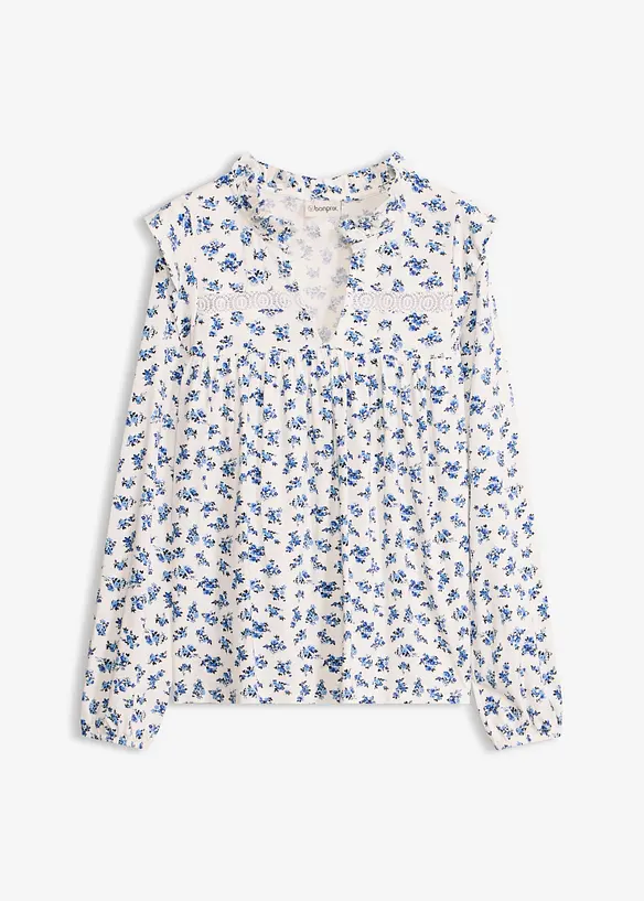 L&aring;ng&auml;rmad topp av viskosmix, bonprix