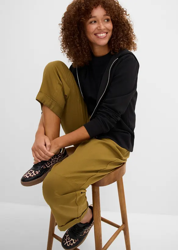 Ballongformad byxa i bomull, bonprix