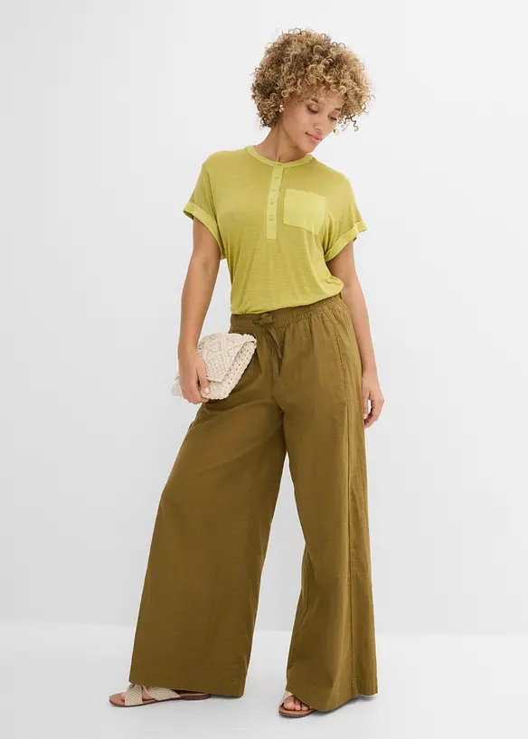 T-shirt av viskos, bonprix