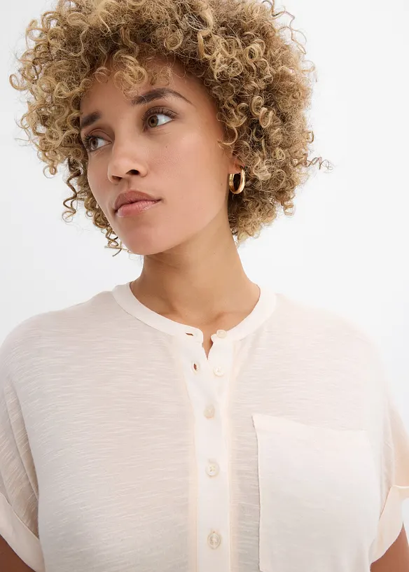 T-shirt av viskos, bonprix