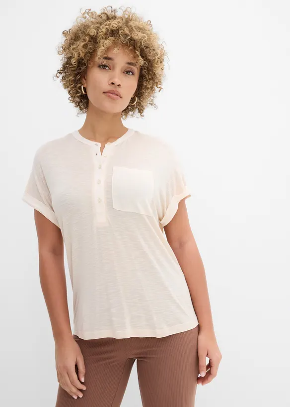 T-shirt av viskos, bonprix