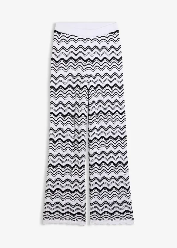 Stickad byxa, bonprix