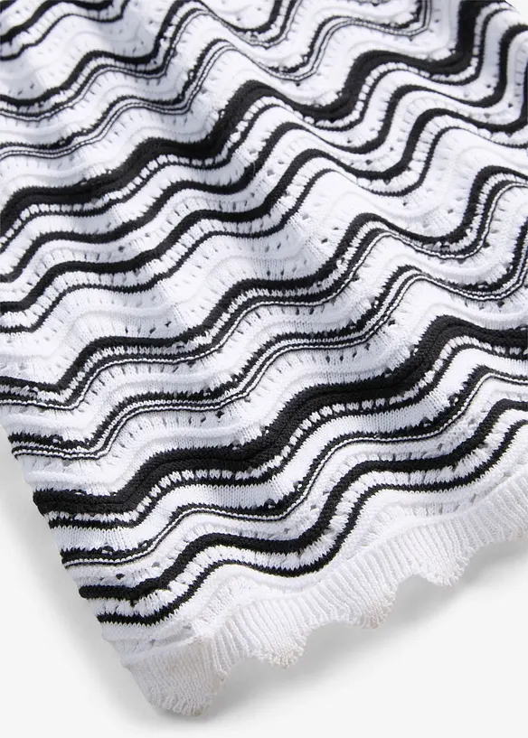 Stickad byxa, bonprix