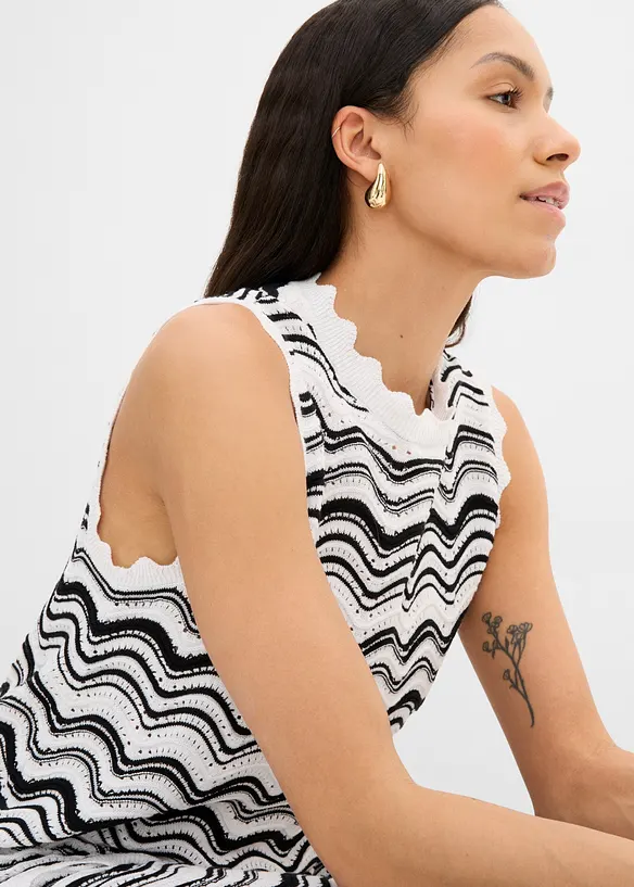 Stickat linne, bonprix